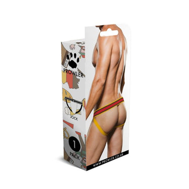 Packaging display of the Prowler Berlin Jock Strap, emphasizing the high-quality design and luxurious feel of this jock strap.